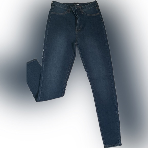 NWOT Fashion Nova Marilyn High Waisted Skinny Jeans - Dark Wash - Size 11/30 - Picture 11 of 11